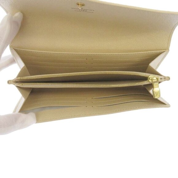 LOUIS VUITTON Portefeuille Sarah Damier Azur Beige N63208 - Picture 5 of 5